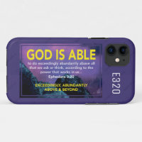 Ephesians 3:20 | GOD IS ABLE Christian Purple