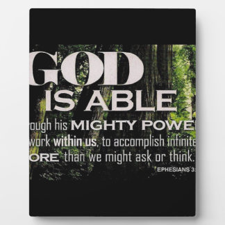 Ephesians 3:20 plaque