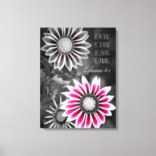 Ephesians 4:2 Wrapped Canvas