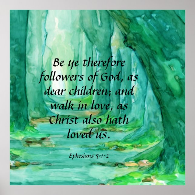 Ephesians 5:1-2  poster (Front)