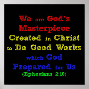 Ephesians We are God's Masterpiece Poster