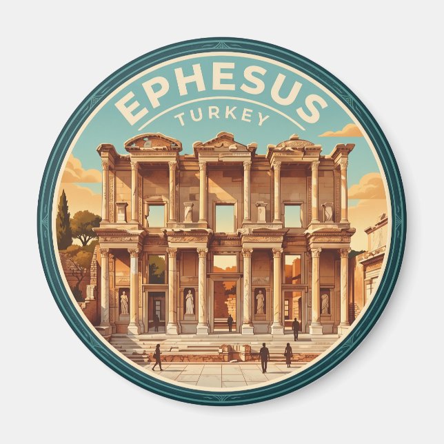 Ephesus Ancient City Turkey Magnet (Front)