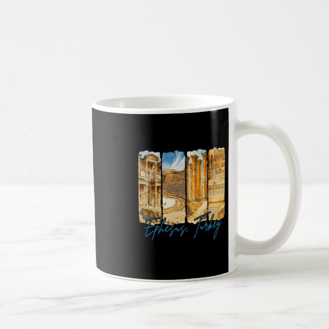 Ephesus Turkey Traveling Trip Brushstroke Souvenir Coffee Mug (Right)