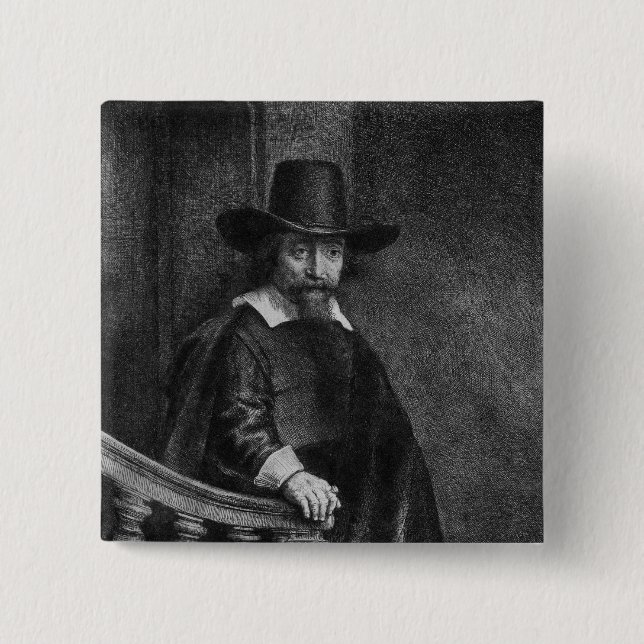 Ephraim Bonus 2 Inch Square Button (Front)