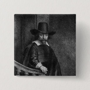 Ephraim Bonus 2 Inch Square Button