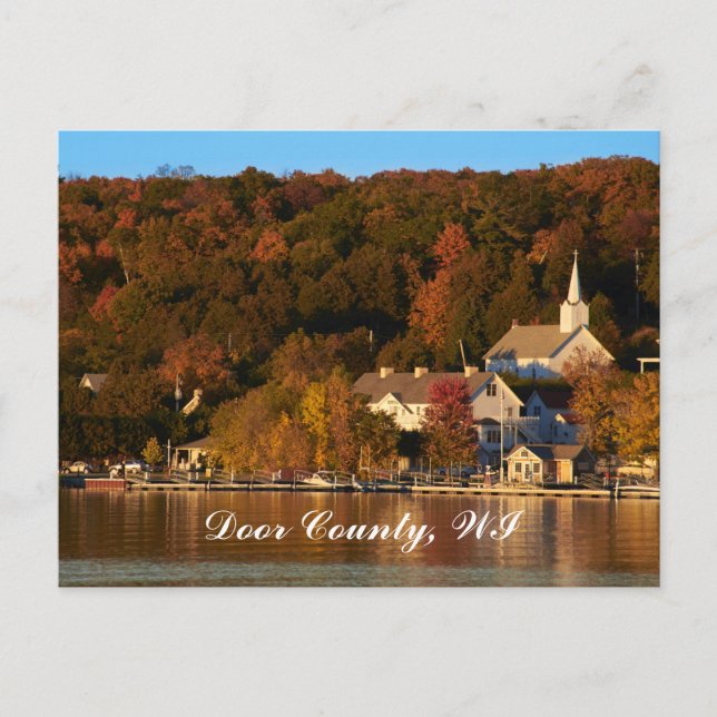 Ephraim, Wisconsin at Sunset Postcard (Front)