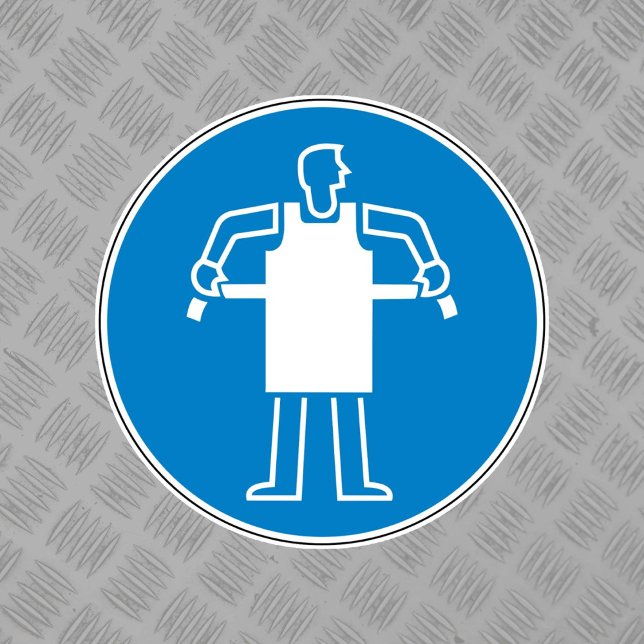 EPI Utiliser un Étiquette de symbole de danger d'a (Créateur téléchargé)