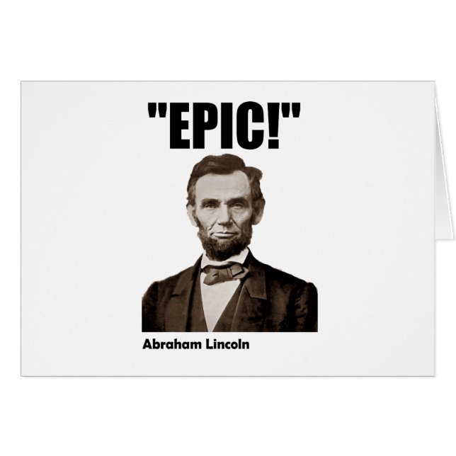 Epic Abraham Lincoln (Devant horizontal)