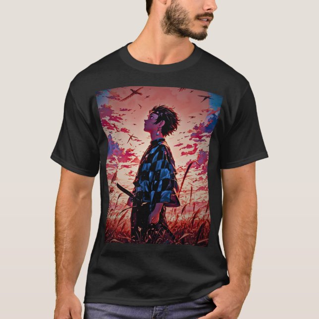 "Epic Anime Art: Signature Print Tee" T-Shirt (Front)