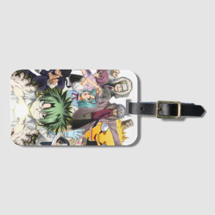 Epic Anime Heroes Battle Squad Notebook Luggage Tag