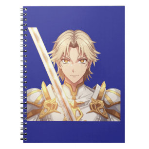 Epic Anime Warrior Knight Fantasy Notebook
