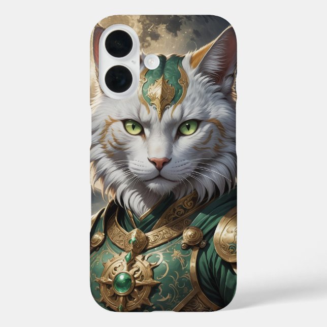 Epic Armoured Cat Warrior Case-Mate iPhone Case (Back)