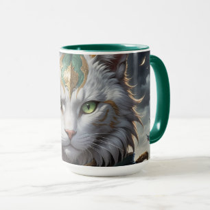 Epic Armoured Cat Warrior Mug