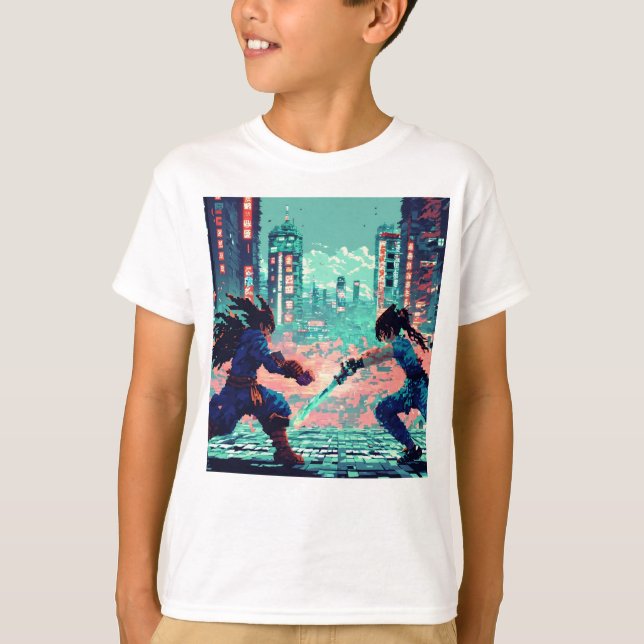 "Epic Battle: Gojo vs. Sukuna - Kids' T-Shirt Desi (Front)