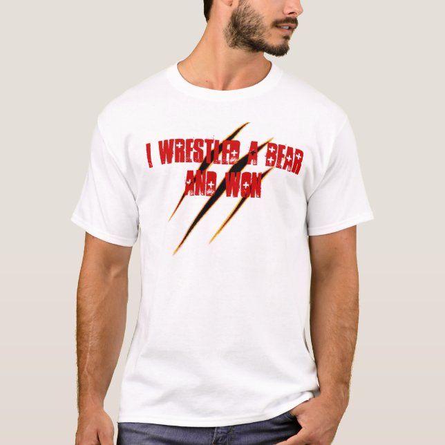 Epic Bear Wrestler T-Shirt (Front)