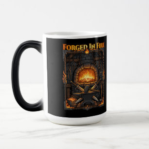 Epic Blacksmith Forge Anvil & Swords Fantasy Art Magic Mug