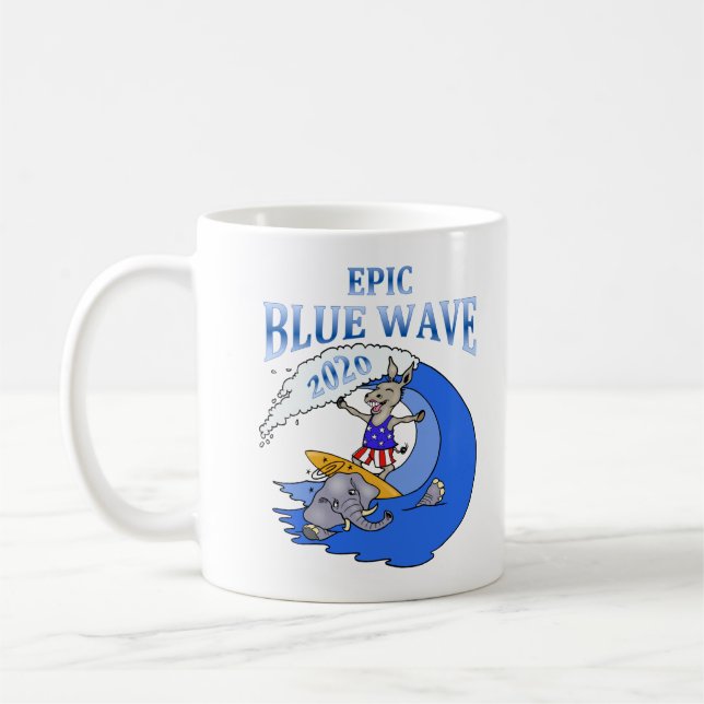 Epic Blue Wave Political Mug (Left)