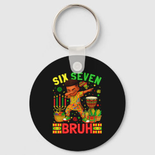 Epic Bruh American Black History 67 Seven African  Keychain