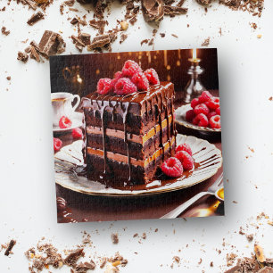 Epic Chocolate Caramel Cake Jigsaw Puzzle