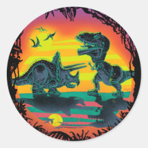 EPIC DINOSAUR BATTLE at Prehistoric Dawn