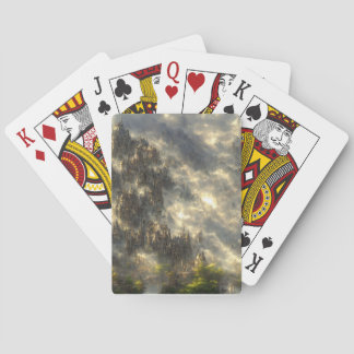 Epic eldin ring movie landscape cyberpunk playing cards