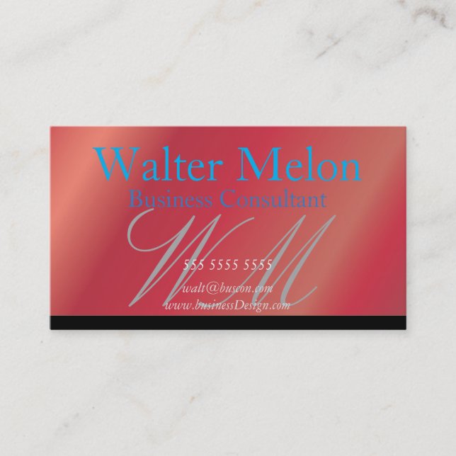 Epic Fab Consultant Create Your Own Easy Generic Business Card (Front)