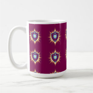 Epic Fantasy Shield with Radiant Energy Burst – Ma Coffee Mug