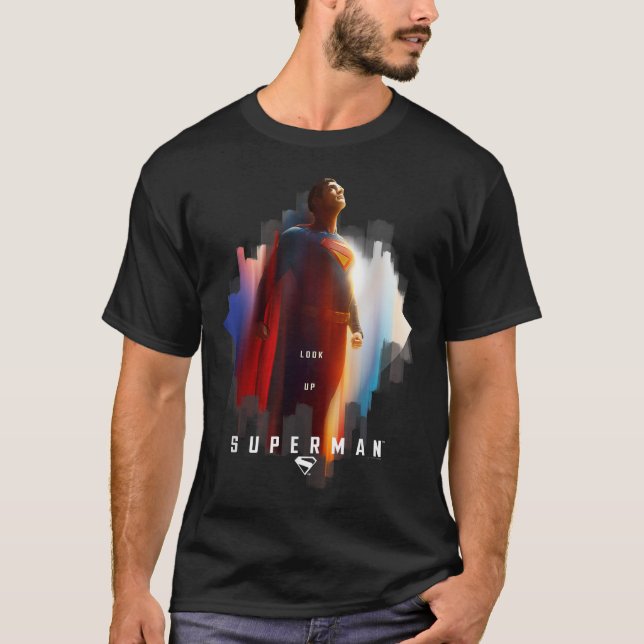 Epic Flying Hero Poster – Inspired by Superman Pow T-Shirt (Front)