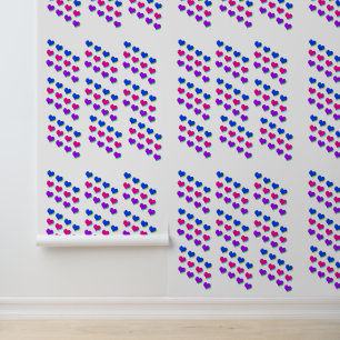 Epic Fun Neon Hearts Fun Eighties Style Wallpaper