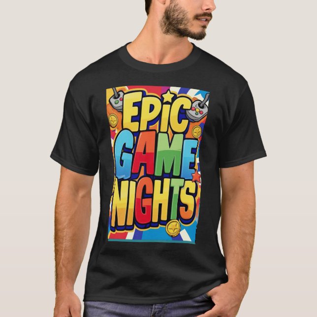 Epic Game Nights – Ultimate Fun Tee (Front)