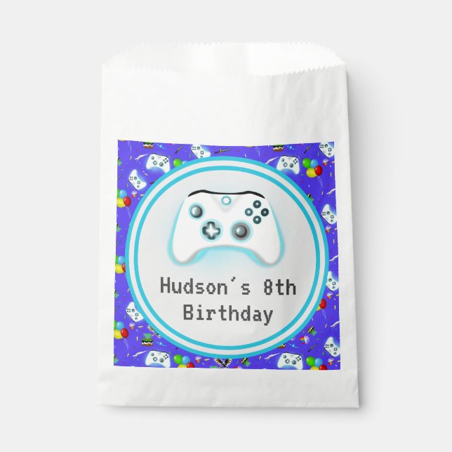 Epic Gamer Happy Birthday Critical Hit! Favour Bag (Front)