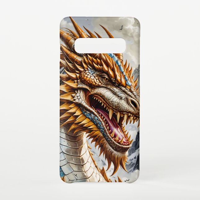 Epic Golden Dragon Phone Case (Back)