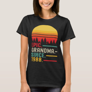 Epic Grandma Since 1988 Happy Mothers Day T-Shirt