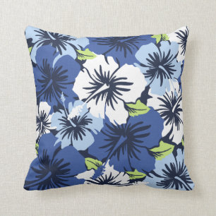 Epic Hibiscus Hawaiian Decorative Square Pillows