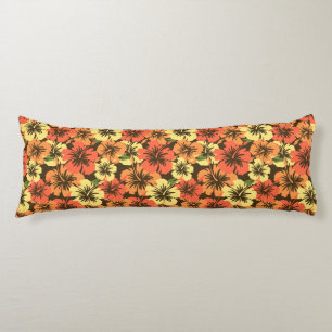 Epic Hibiscus Hawaiian Floral Aloha Shirt Print Body Pillow