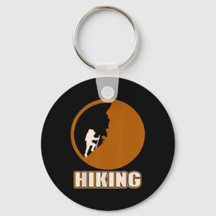 Epic Hiking Mountain Climbing Outdoor Adventure Tr Keychain
