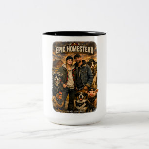 Epic homestead - Two-Tone coffee mug