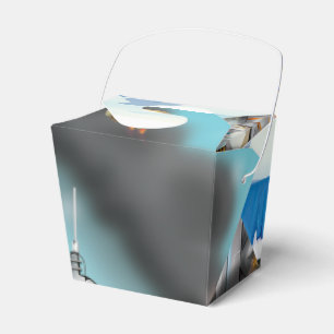 Epic Ice Planet Space Battle Favor Box
