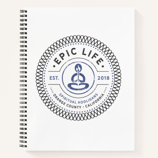 Epic Life Spiritual Hooligan Notebook (Front)