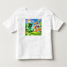 "Epic Minecraft Inspiré Toddler T-Shirt Cat aime