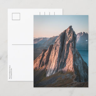 Epic Mountain Norway Landscape Photo Postcard