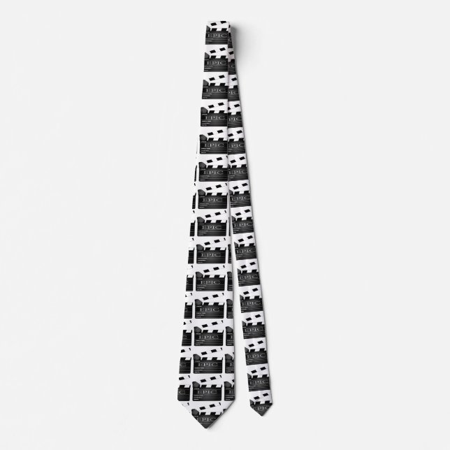 Epic Movie Clapperboard Tie (Front)