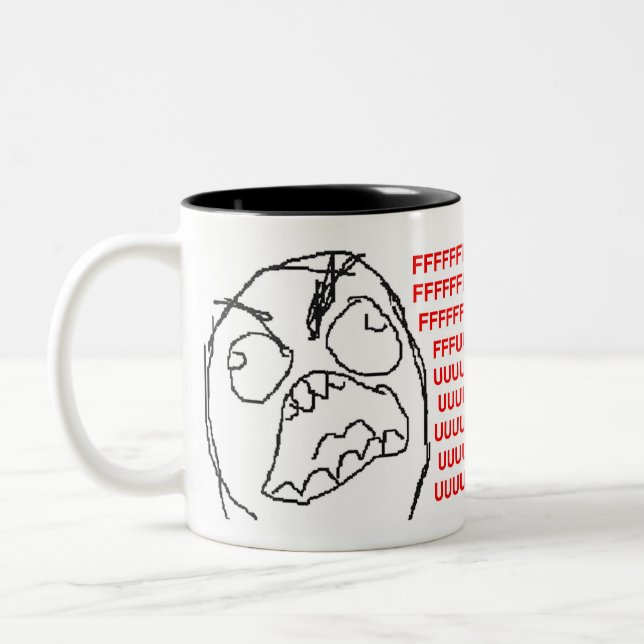 Epic Rage Guy Mug (Left)