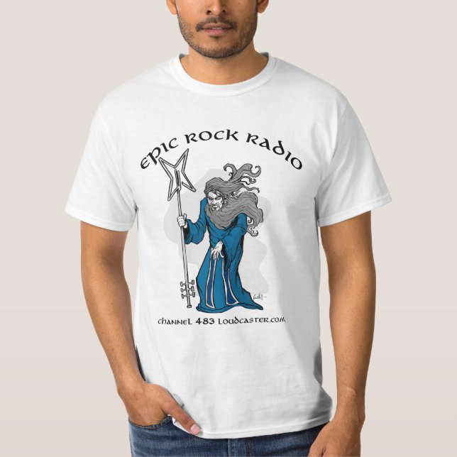 Epic Rock Radio - The Wizard - Value T-Shirt (Front)