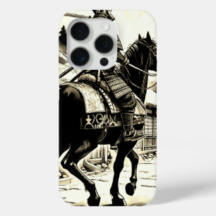 Epic Samurai Rider Manga Art Print iPhone 15 Pro Case