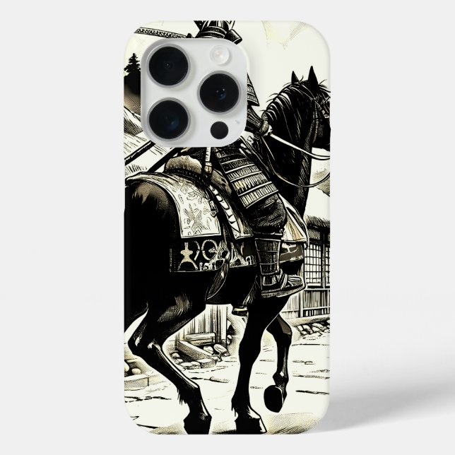 Epic Samurai Rider Manga Art Print Case-Mate iPhone Case (Back)
