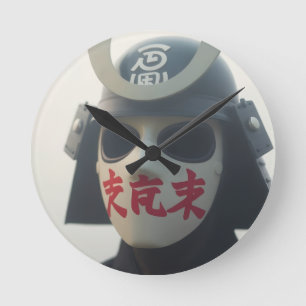 epic samurai round clock