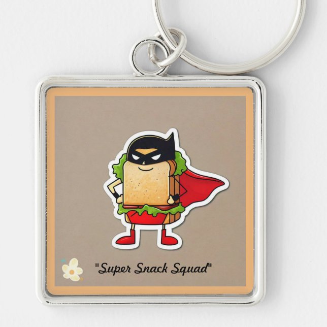 "Epic Sandwich Design" Keychain (Front)