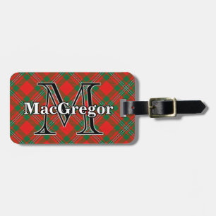 Epic Scotland Clan Gregor MacGregor Tartan Luggage Tag