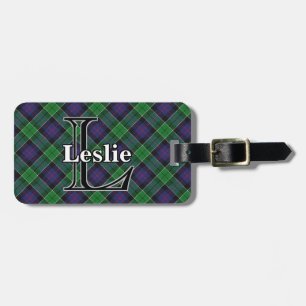 Epic Scotland Clan Leslie Hunting Tartan Luggage Tag